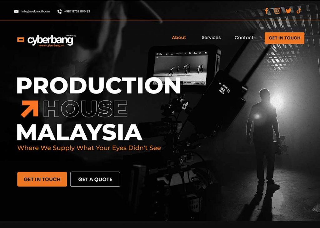 web design for cyberbang