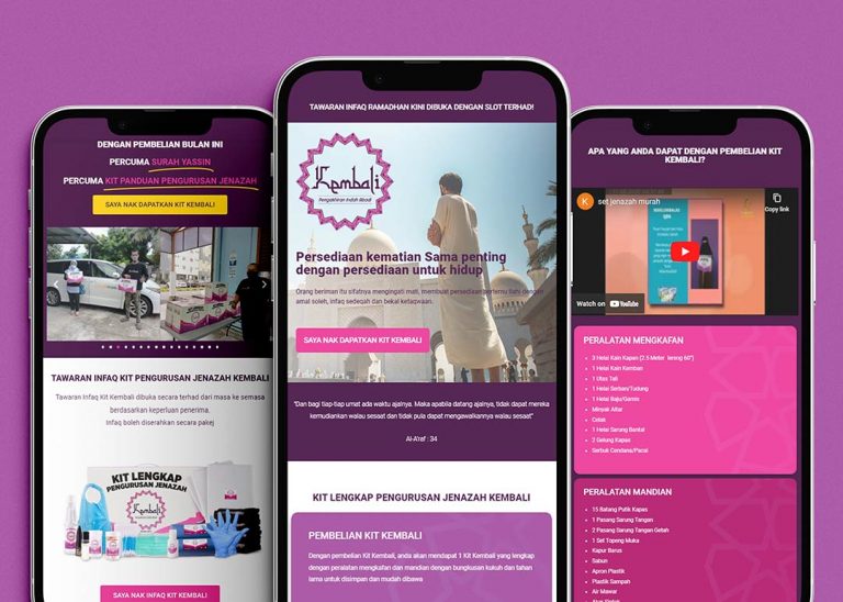 web design for kit kembali