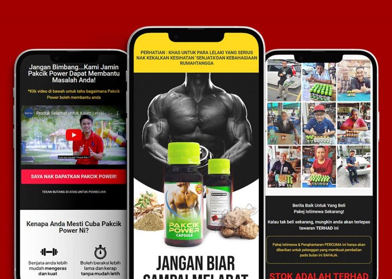 web design for pak cik power