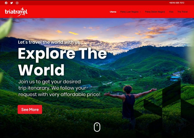 Web Design for triatravel