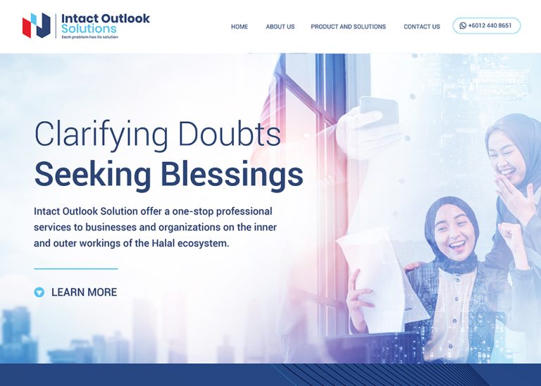 web design for intact outlook solutions