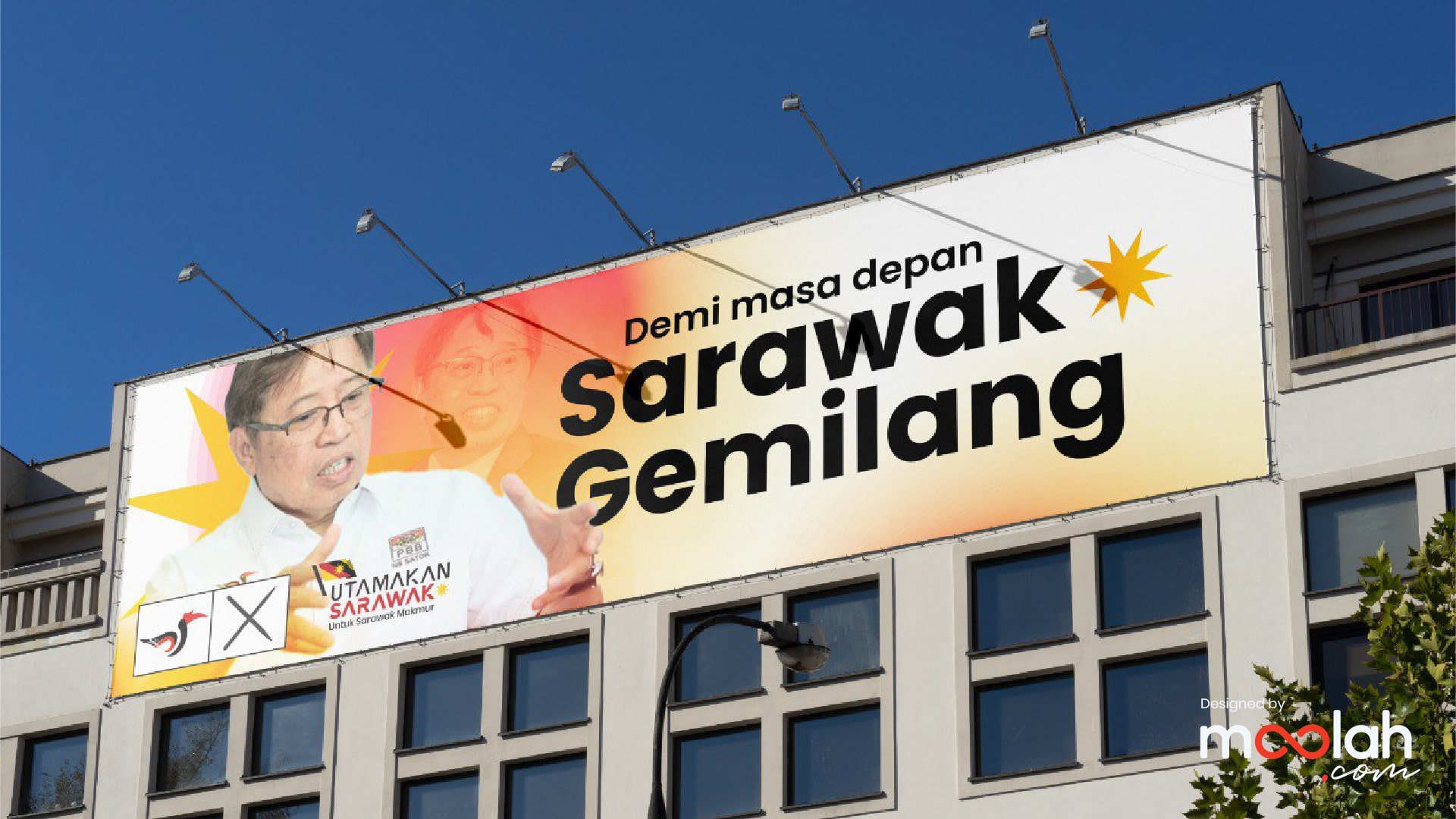 Utamakan Sarawak Logo Campaign 06 min Moolah Design