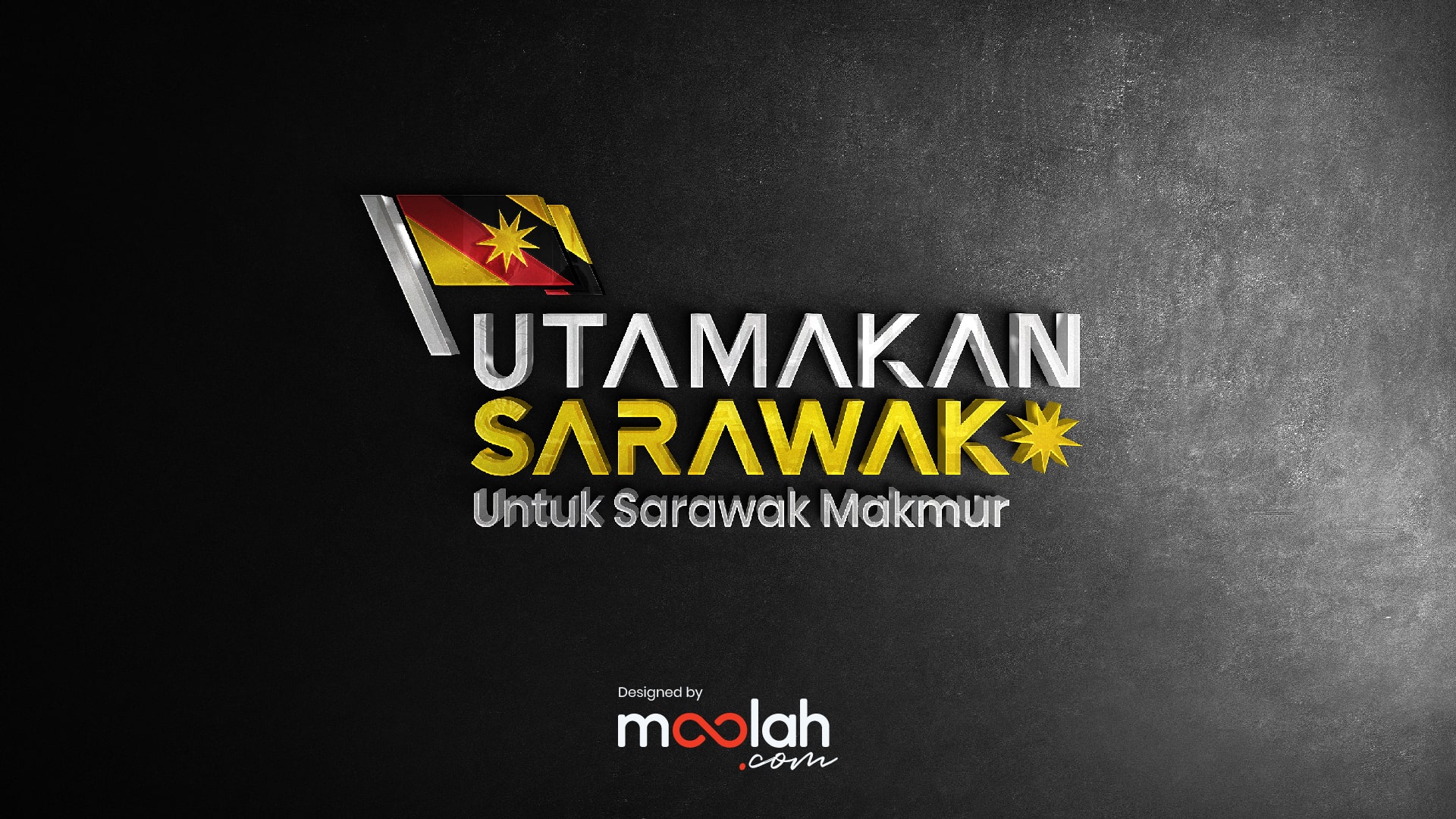 Utamakan Sarawak Logo Campaign 08 min Moolah Design